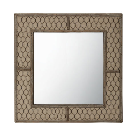 Canvas Wire Mirror