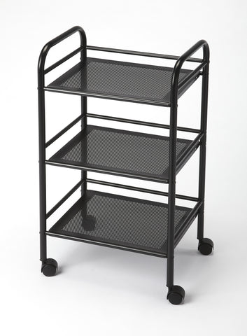 Butler Concord Black Serving Cart