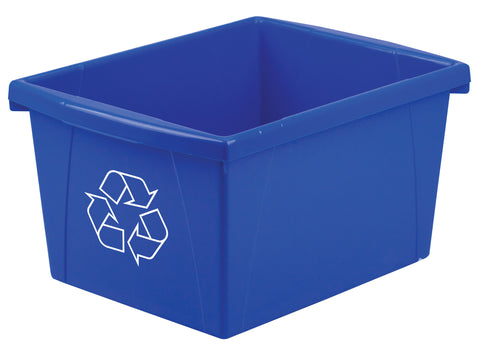 4 Gallon (15L) Recycle Bin (Case of 6)