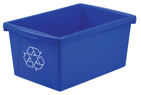 5.5 Gallon (21L) Recycle Bin, (Case of 6)