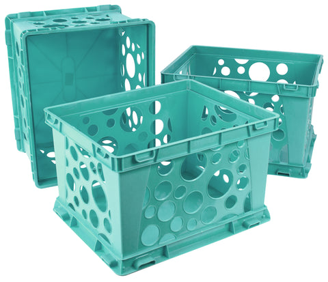 Large File Crate, Teal, (Case of 3)                                                                                     