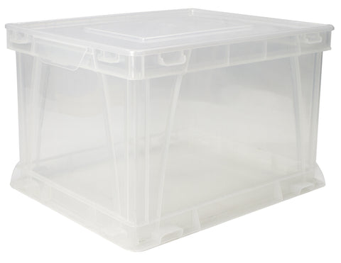 Storage and Filing Cube, Clear (case of 3)