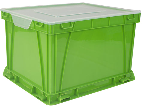 Storage and Filing Cube, School Green/Clear (case of 3)                                                                 