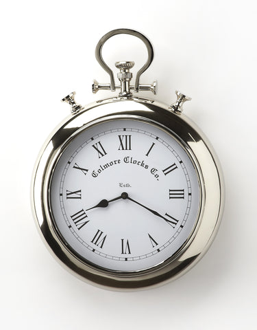 Butler Exeter Nickel Finish Wall Clock