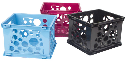 Micro Crates, Assorted Colors (Case of 18)
