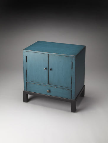 Butler Courtland Distressed Blue Accent Cabinet