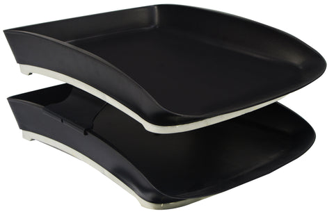 Storex Rubber Grip Letter Tray (Case of 4)