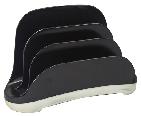 Storex Rubber Grip Large Vertical Sorter (Case of 6)