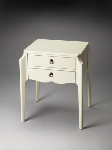 Butler Wilshire Glossy White Accent Table