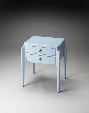 Butler Wilshire Glossy Wedgewood Accent Table