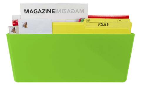 Magnetic Wall Pocket, Legal, Class Green (Case of 6)                                                                    