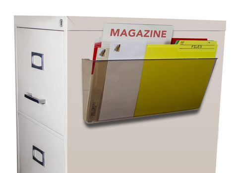 Magnetic Wall Pocket, Legal, Smoke (Case of 6)