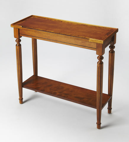 Butler Aubrey Olive Ash Burl Console Table