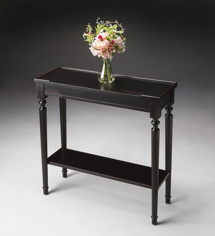Butler Aubrey Plum Black Console Table