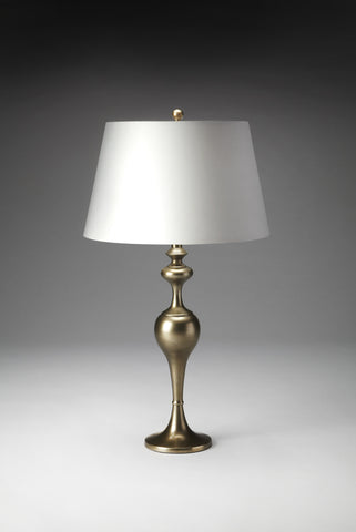 Butler  Antique Brass Finish Table Lamp