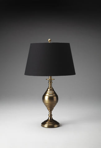 Butler  Antique Brass Finish Table Lamp