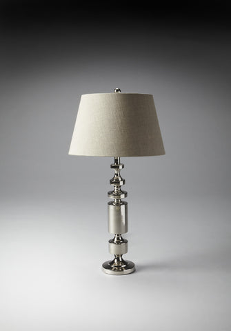 Butler  Polished Nickel Finish Table Lamp