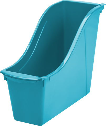 Small Book Bin, Teal (Case of 6)                                                                                        