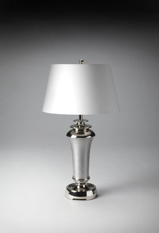 Butler  Nickel Finish Table Lamp