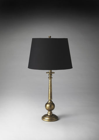 Butler  Antique Brass Finish Table Lamp