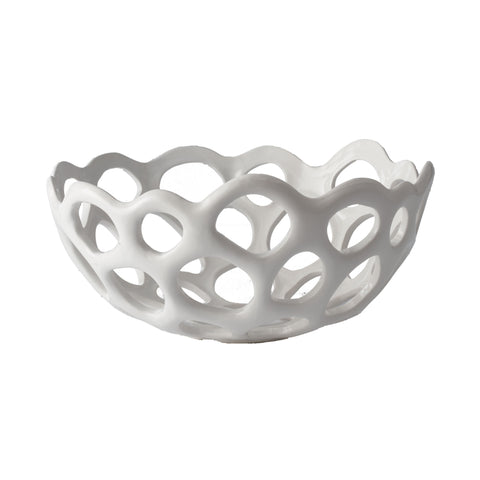 Perforated Porcelain Dish - Sm 