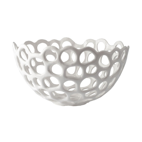 Perforated Porcelain Dish - Lg 