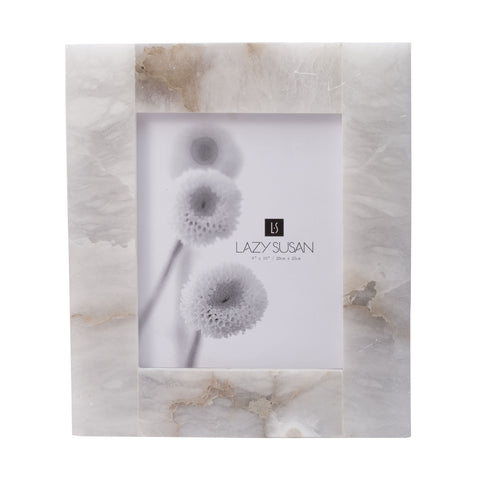 Solid Slab Alabaster Hanging Frame 