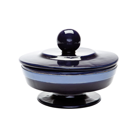 Navy And Denim Polar Vase  - Small 