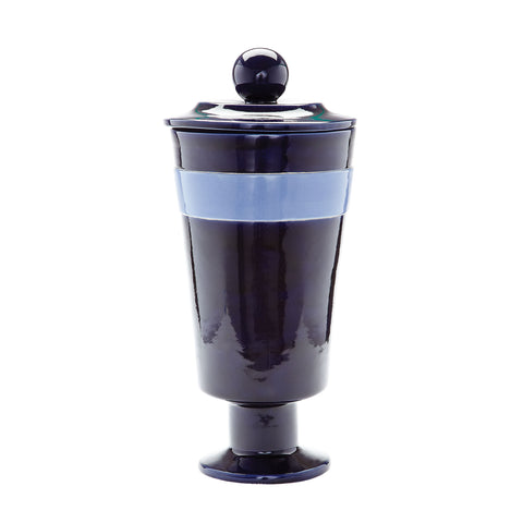 Navy And Denim Polar Vase - Large