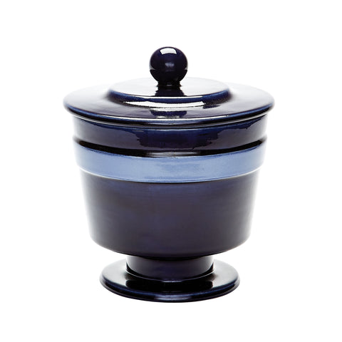 Navy And Denim Polar Vase - Medium