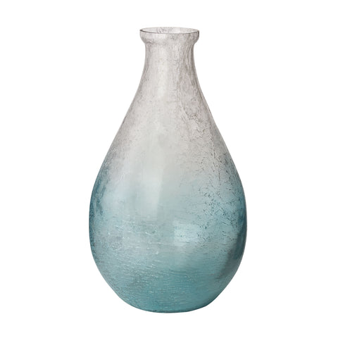 Ombre Glacier Teardrop Vase