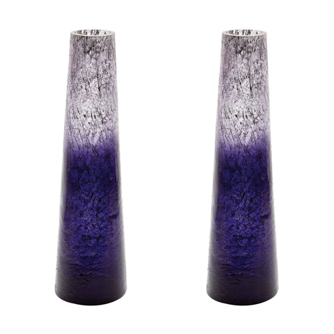 Plum Ombre Snorkel Vase