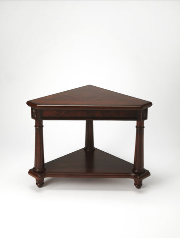 Butler Antwerp Plantation Cherry Corner Table