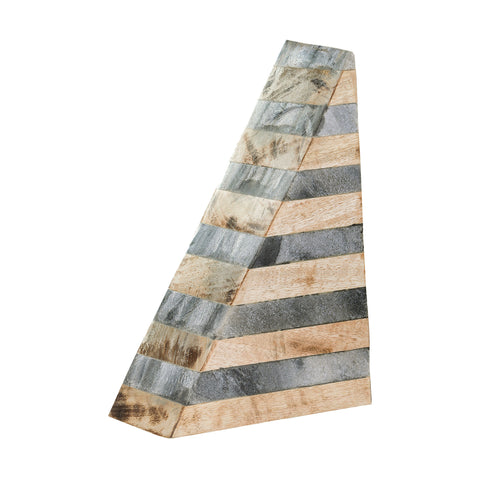 Wood and Marble Bookend