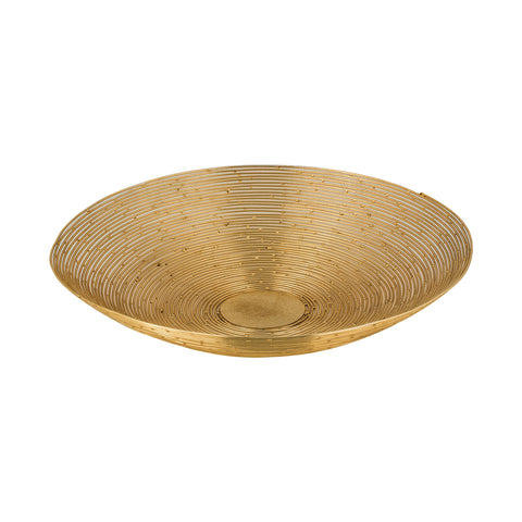 Large Gold Spray Bowl