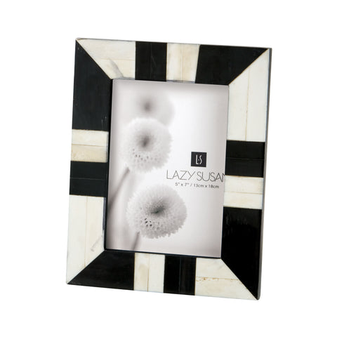 Black And White Horn And Bone Frame