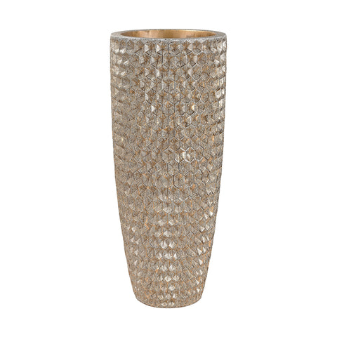 Geometric Textured Vase