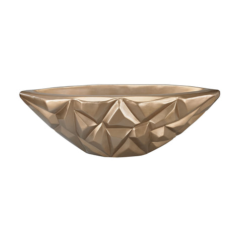 Qattara 10-Inch Bowl In Champagne Gold