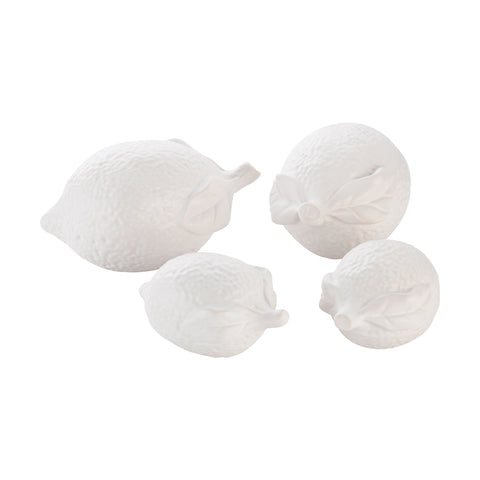 White Ceramic Lemons