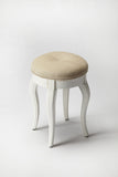 Butler Nadia Cottage White Vanity Stool