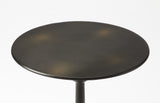 Butler Zora Black Iron Pedestal End Table