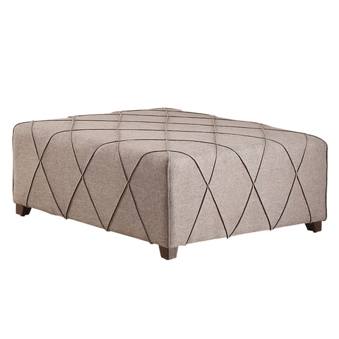 Leif & Starr 402-958GY Alyssa Cocktail Ottoman Grey
