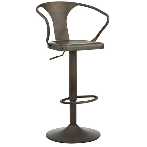 Leif & Starr 203-116 Astra Adjustable Stool Gunmetal