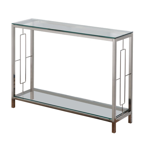 Leif & Starr 502-747CM Athena Console Table Chrome