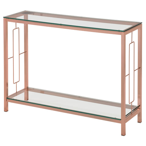 Leif & Starr 502-747RG Athena Console Table Rose Gold