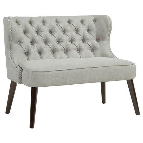 Leif & Starr 401-188LG Biscotti Double Bench Grey