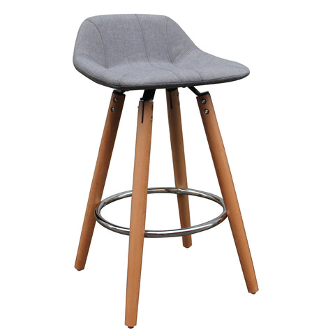 Leif & Starr 203-989GY Camaro 26" Stool Grey, 2 Pack