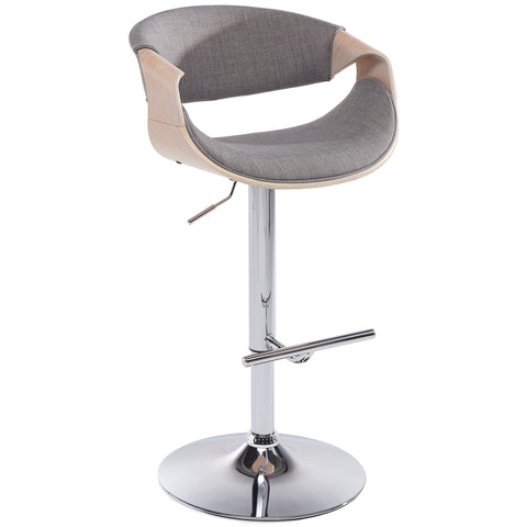 Leif & Starr 203-121GY Chase Gas Lift Stool Grey