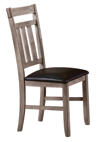 Leif & Starr 202-132 Dakota Side Chair Antique Walnut, 2 Pack