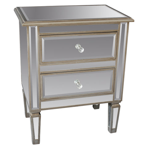 Leif & Starr 501-213 Eden Accent Table Antique Silver